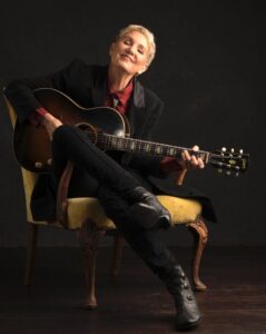 Eliza Gilkyson was the most-played artist on folk radio in July 2023, as she was in June. (Photo: Rodney Bursiel)